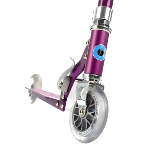 Micro Sprite LED Purple Happy Wheels Bikes and Scooters